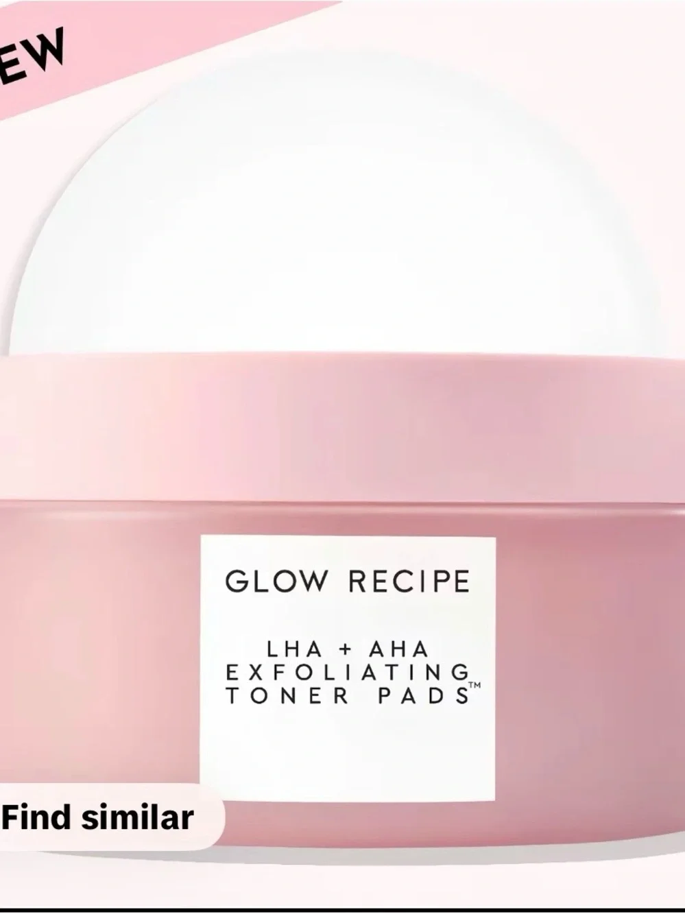 Glow Recipe Pink Exfoliating Toner Pad Jar